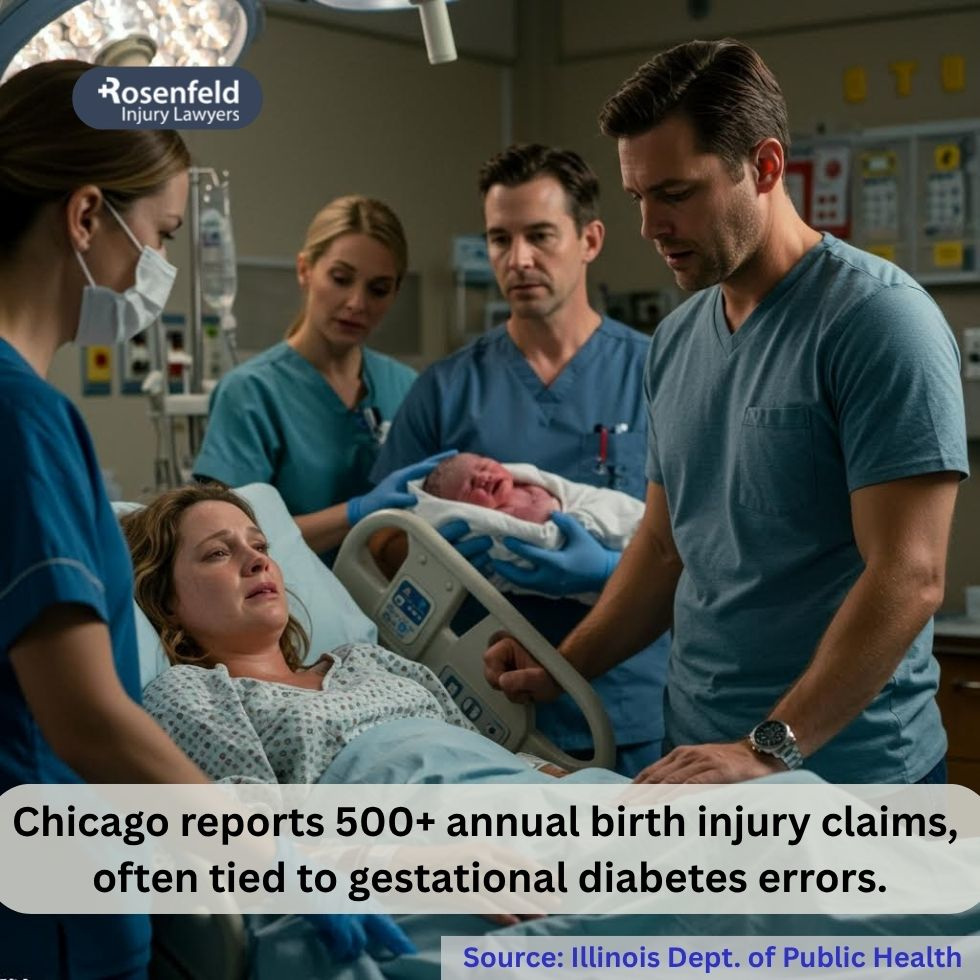 Birth injury lawyers handle cases where gestational diabetes was misdiagnosed or untreated