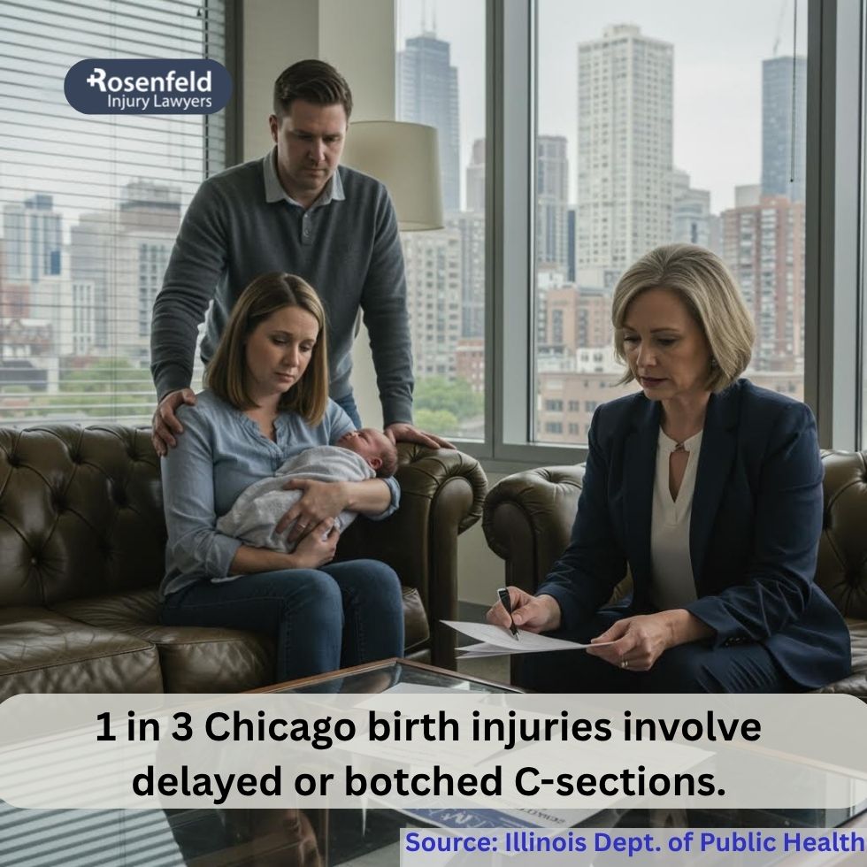 Chicago birth injury cases often require experienced legal assistance after C-section complications
