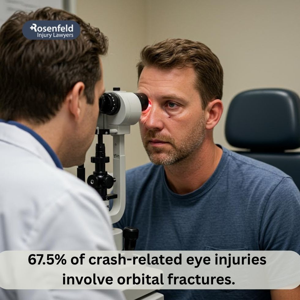 Chicago car accident lawyer helping victims suffering from eye injuries and vision loss.