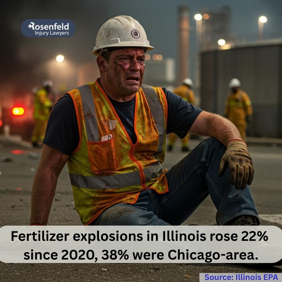 Chicago explosion victim suffers serious burns in fertilizer plant accident