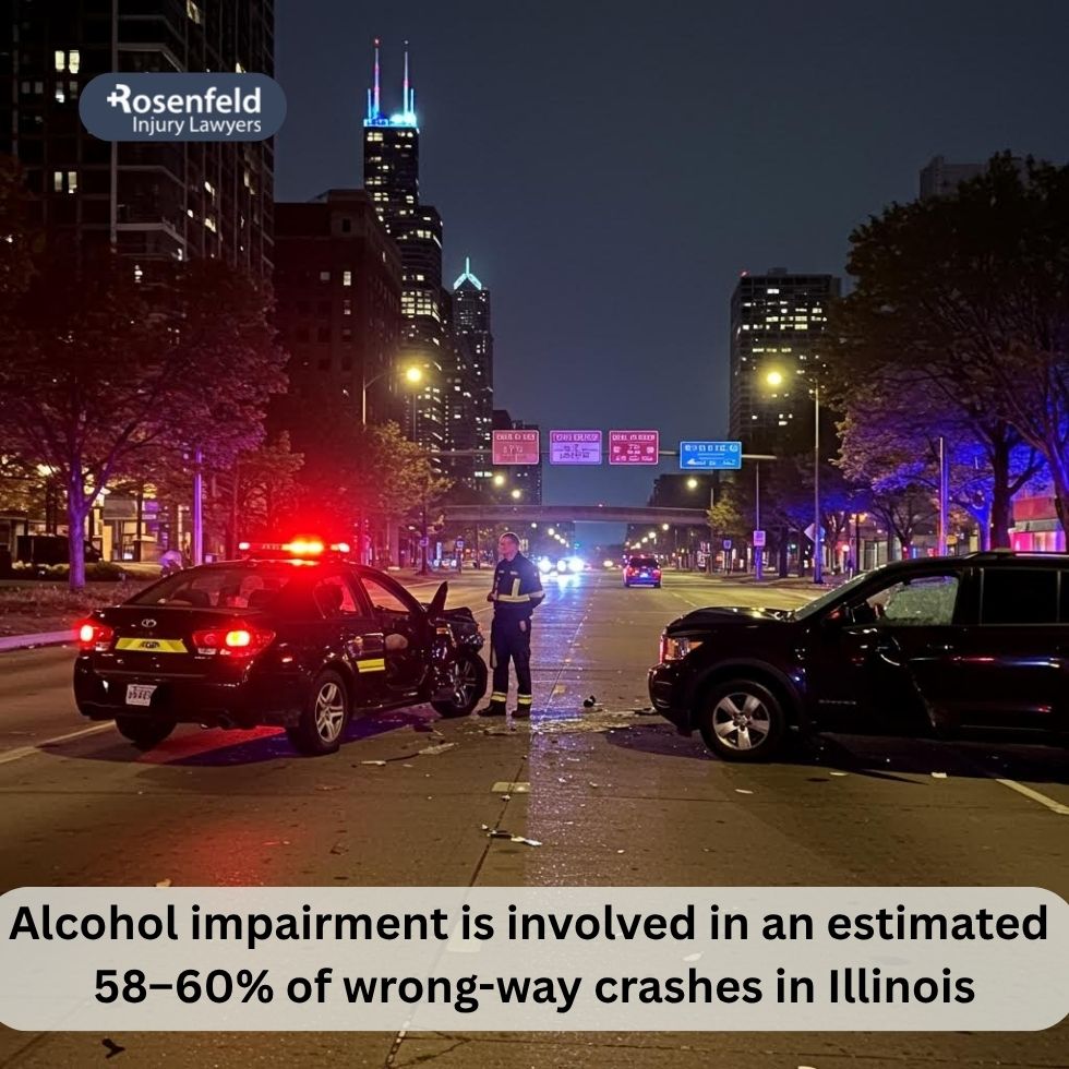 Chicago attorney representing victims of wrong-way driving car accidents.