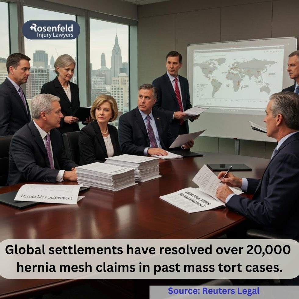 A global settlement may resolve thousands in the hernia mesh class