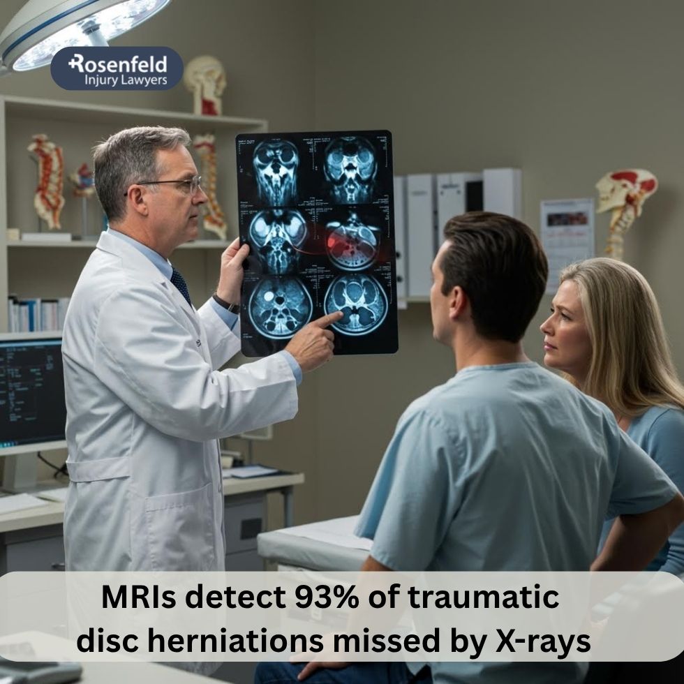 Back injury from a car accident resulting in a herniated disc