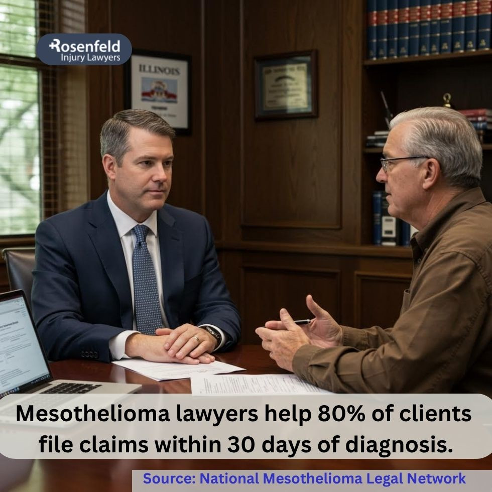 Chicago attorney reviewing documents for a medical malpractice lawsuit against a hospital