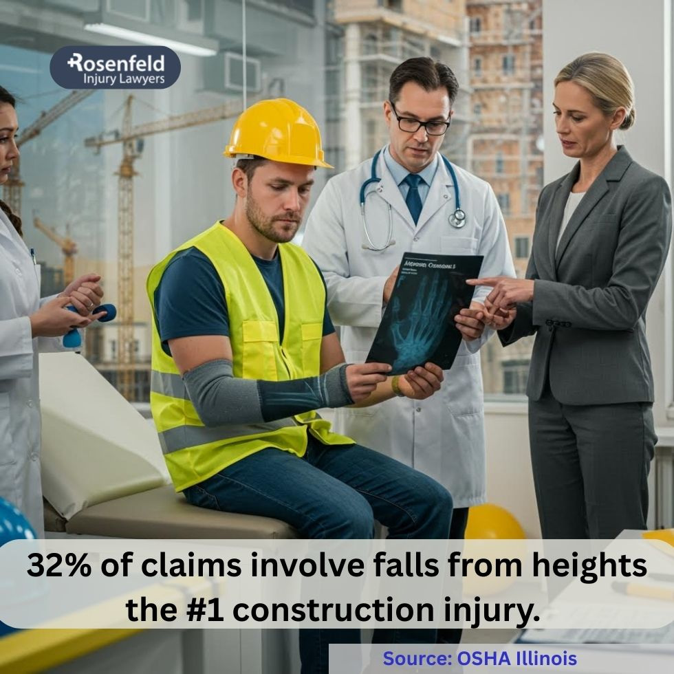 Workers' comp insurance helps cover medical expenses after a construction site injury