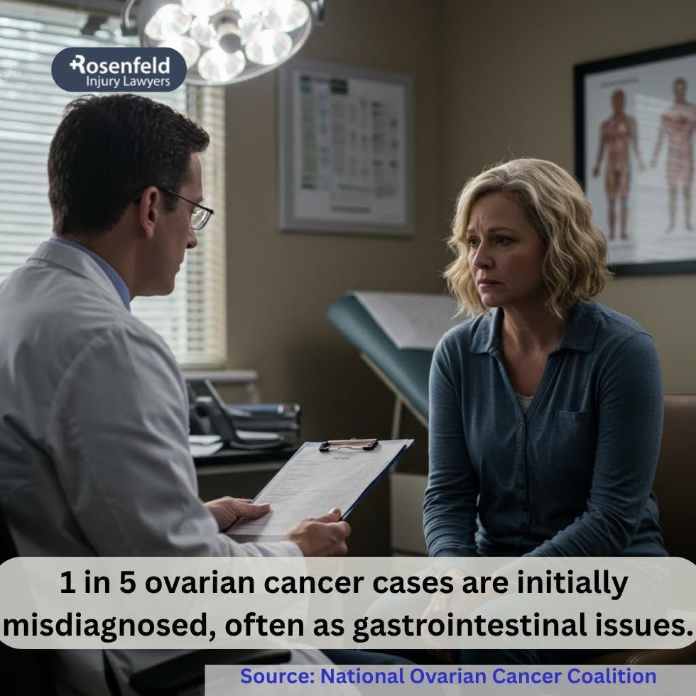 Medical malpractice attorneys represent cases involving ovarian cancer misdiagnosis