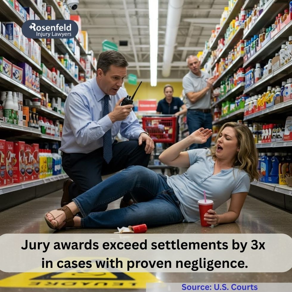 Injury occurring in retail due to negligence