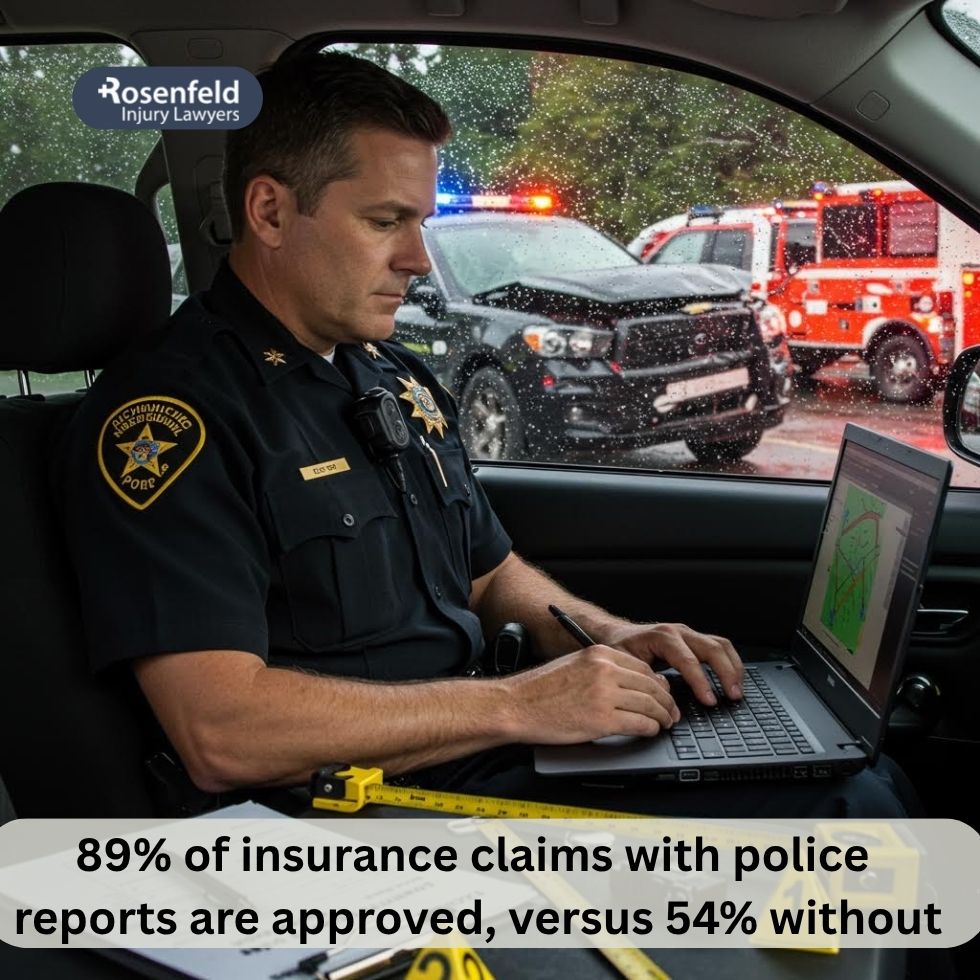 Filing a police report to support insurance and personal injury claims after a car accident