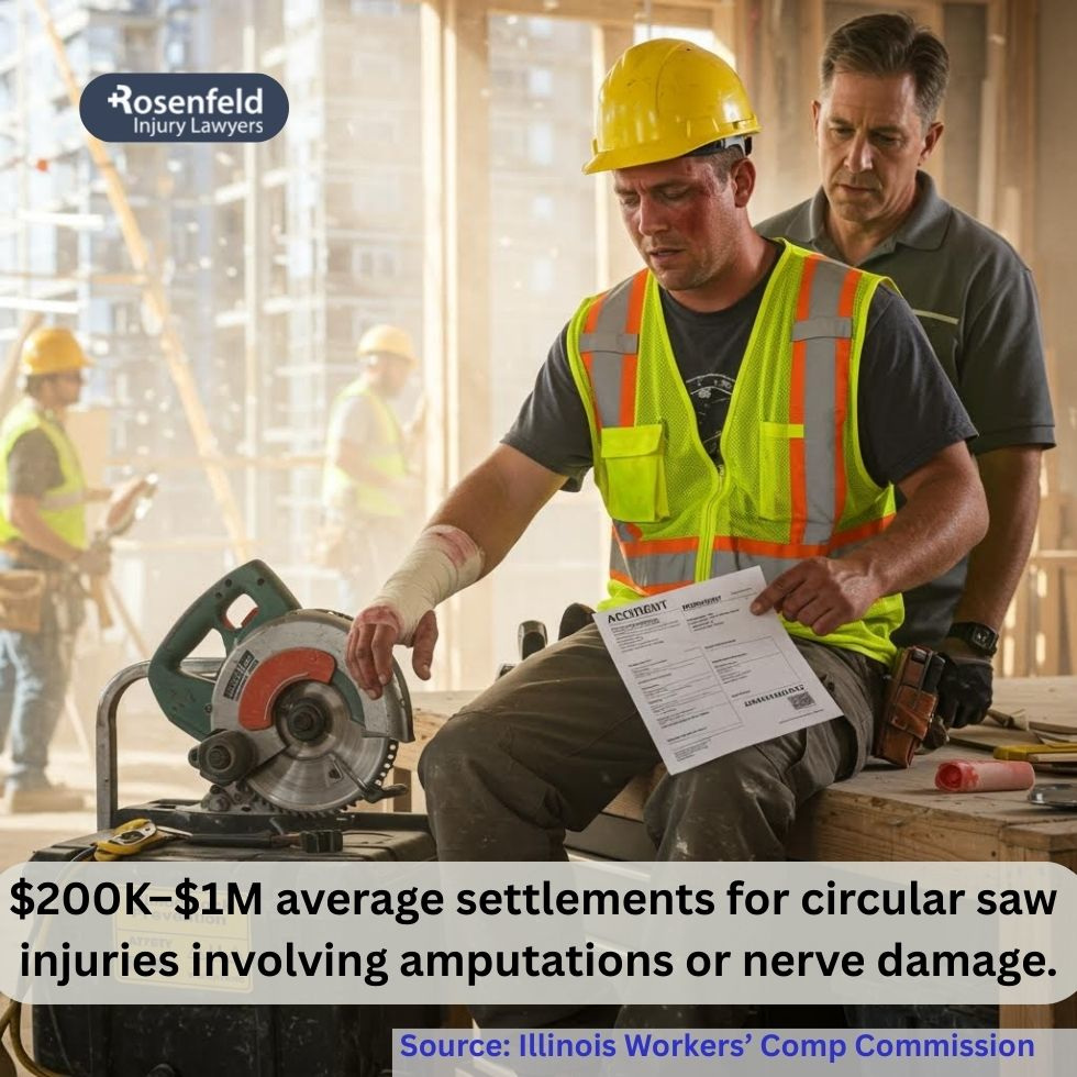 power saw accidents can cause severe crush injuries on construction sites
