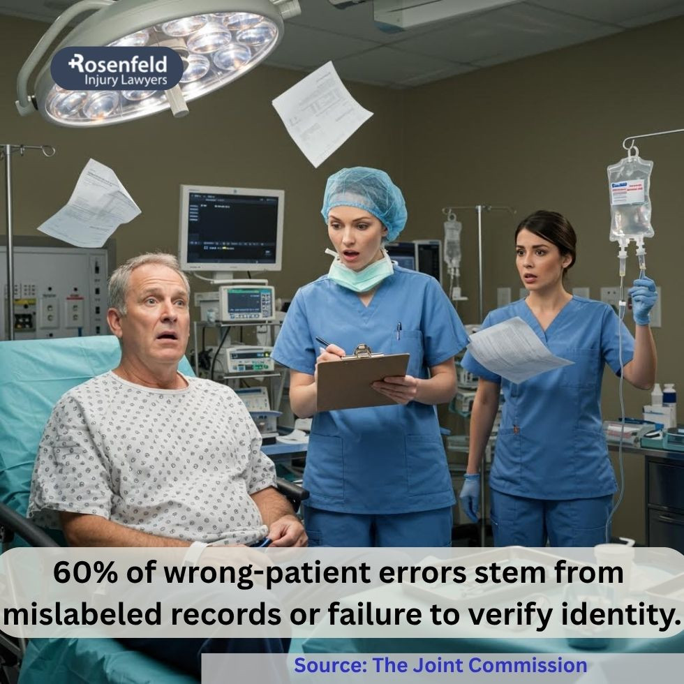 Wrong person surgery cases are frequently linked to errors in hospital records