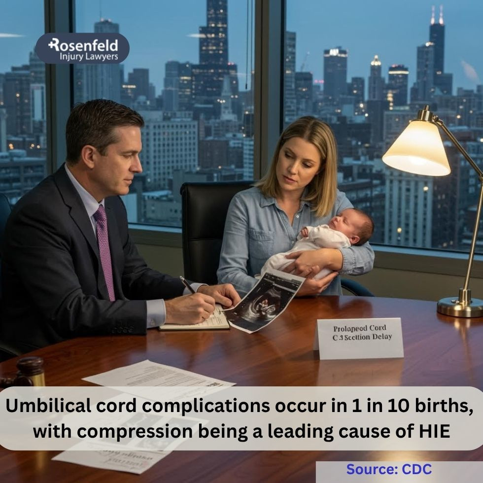 An umbilical cord injury lawyer works to support affected families
