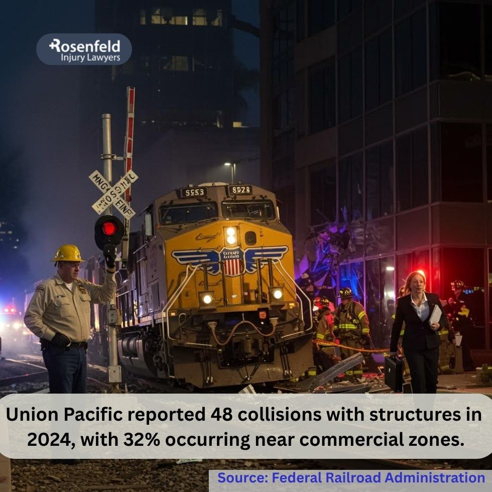 Union Pacific collision near commerce building prompts investigation