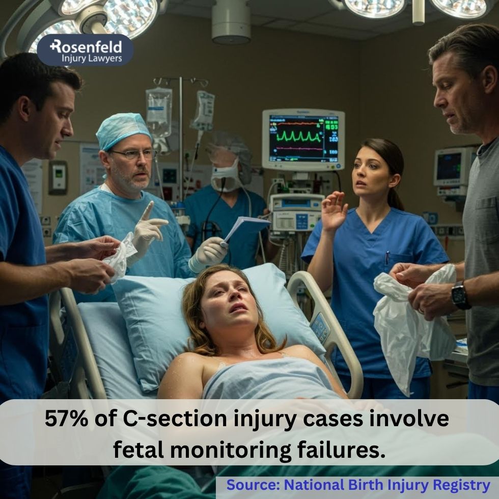 Delayed C-section after failed vaginal birth may fail to prevent birth injuries
