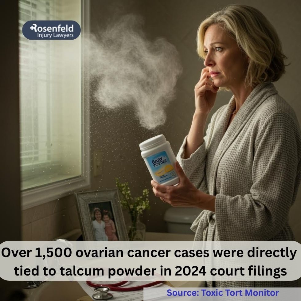Baby powder use has been linked to increased ovarian cancer risk