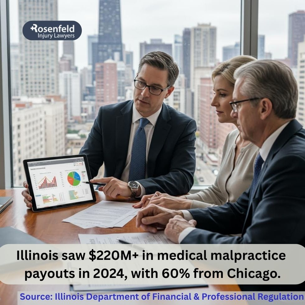 Chicago medical malpractice lawyer explaining Illinois statistics