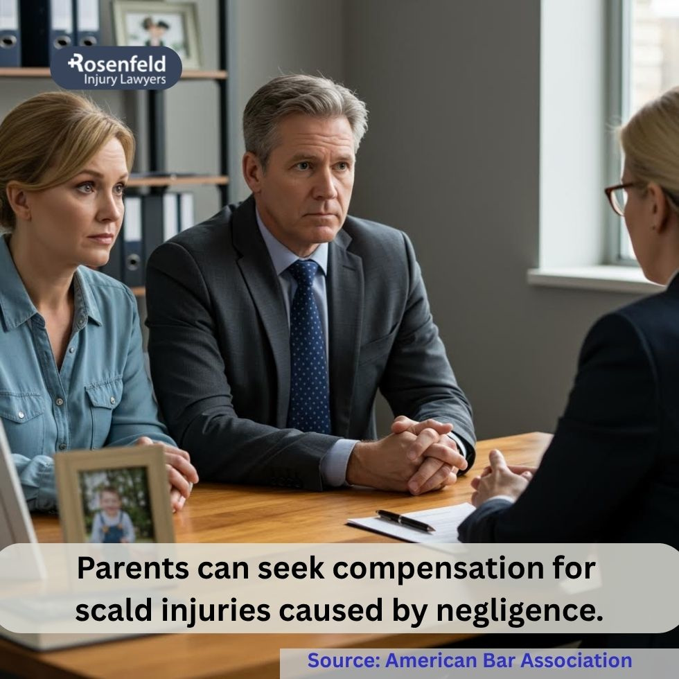Legal help is available for families whose child suffered a scald due to negligence