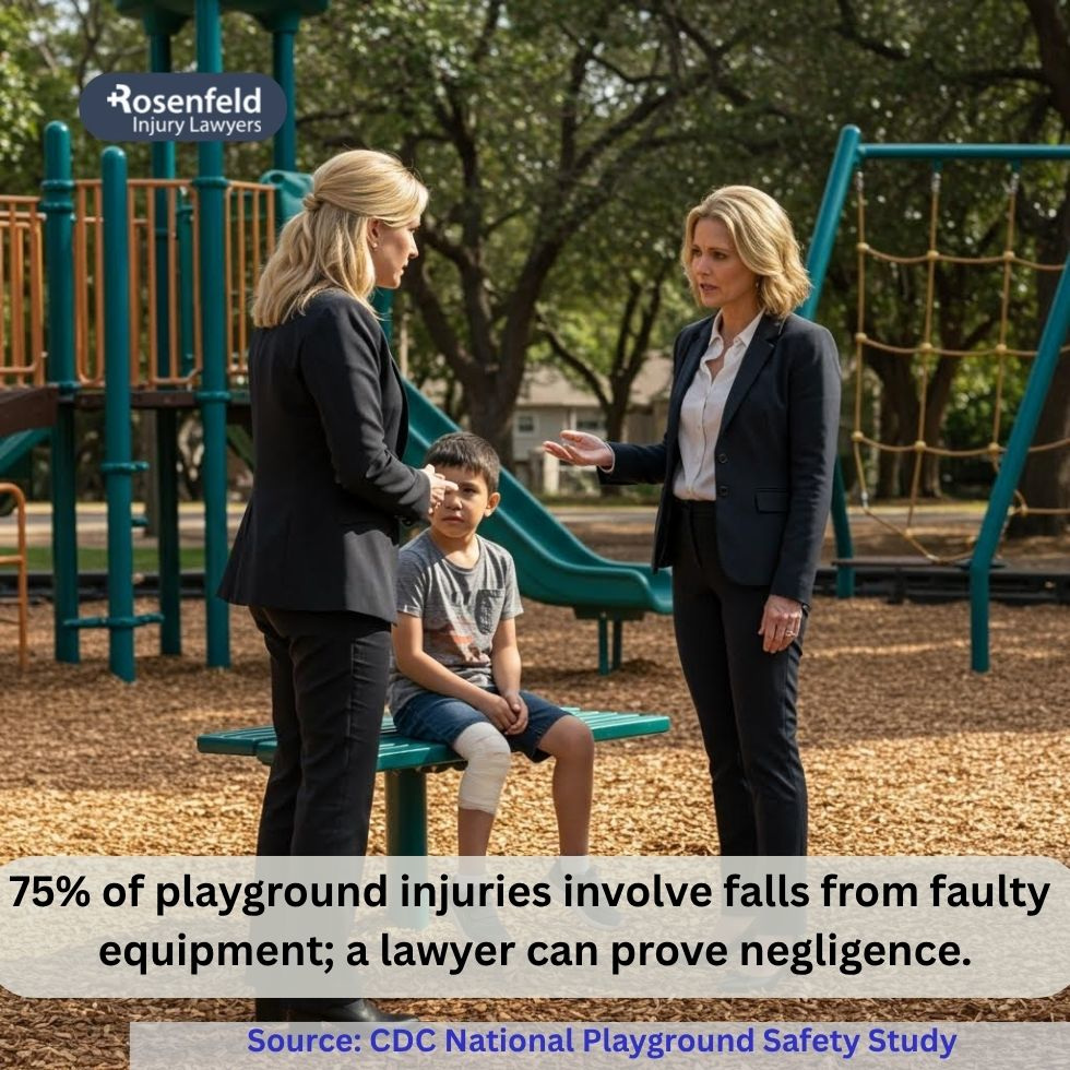 A child playground injury attorney can help when an accident occurred on unsafe equipment