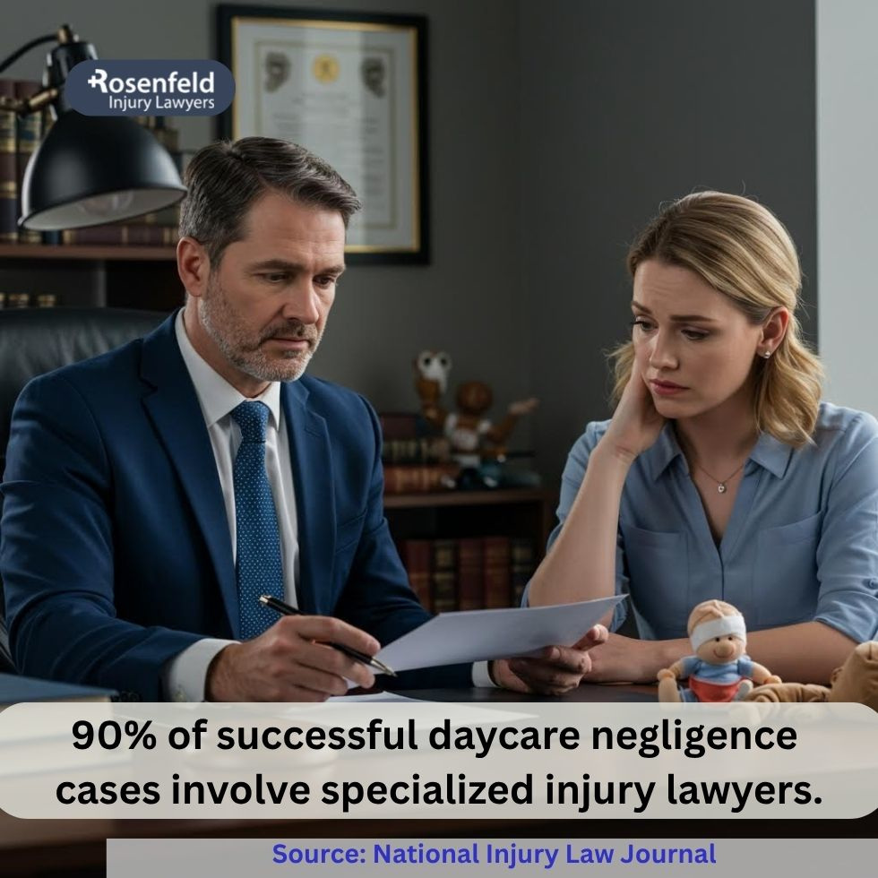 Attorney focused on injuries occurring in daycare settings.