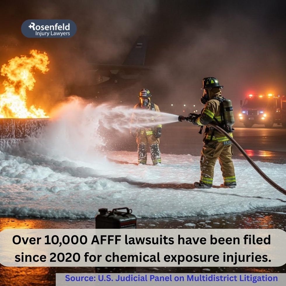 AFFF used to control flammable liquids may lead to chemical exposure claims