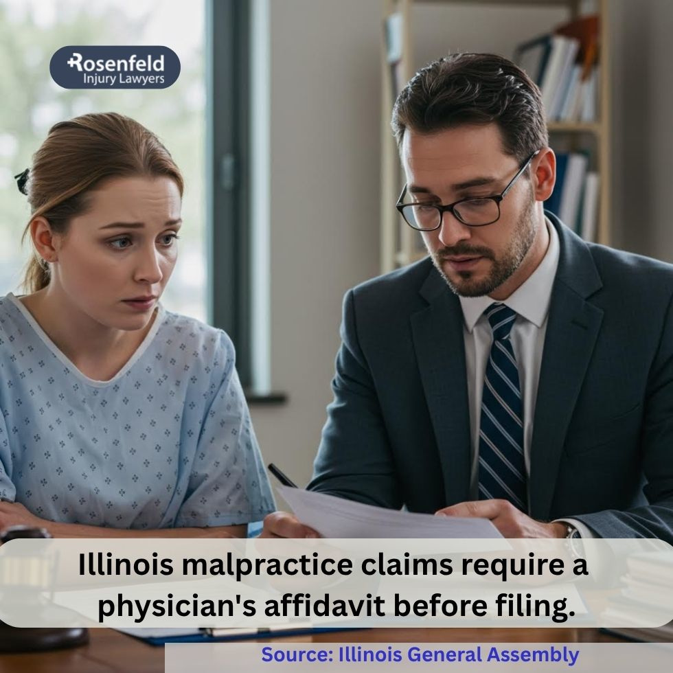 Illinois medical malpractice attorney discussing claim procedures