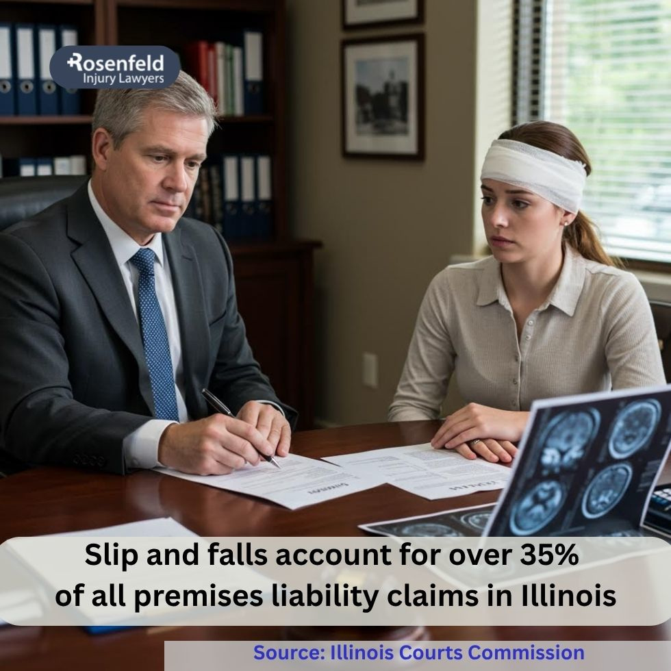 Illinois slip and fall lawyer discussing traumatic brain injuries from fall accidents