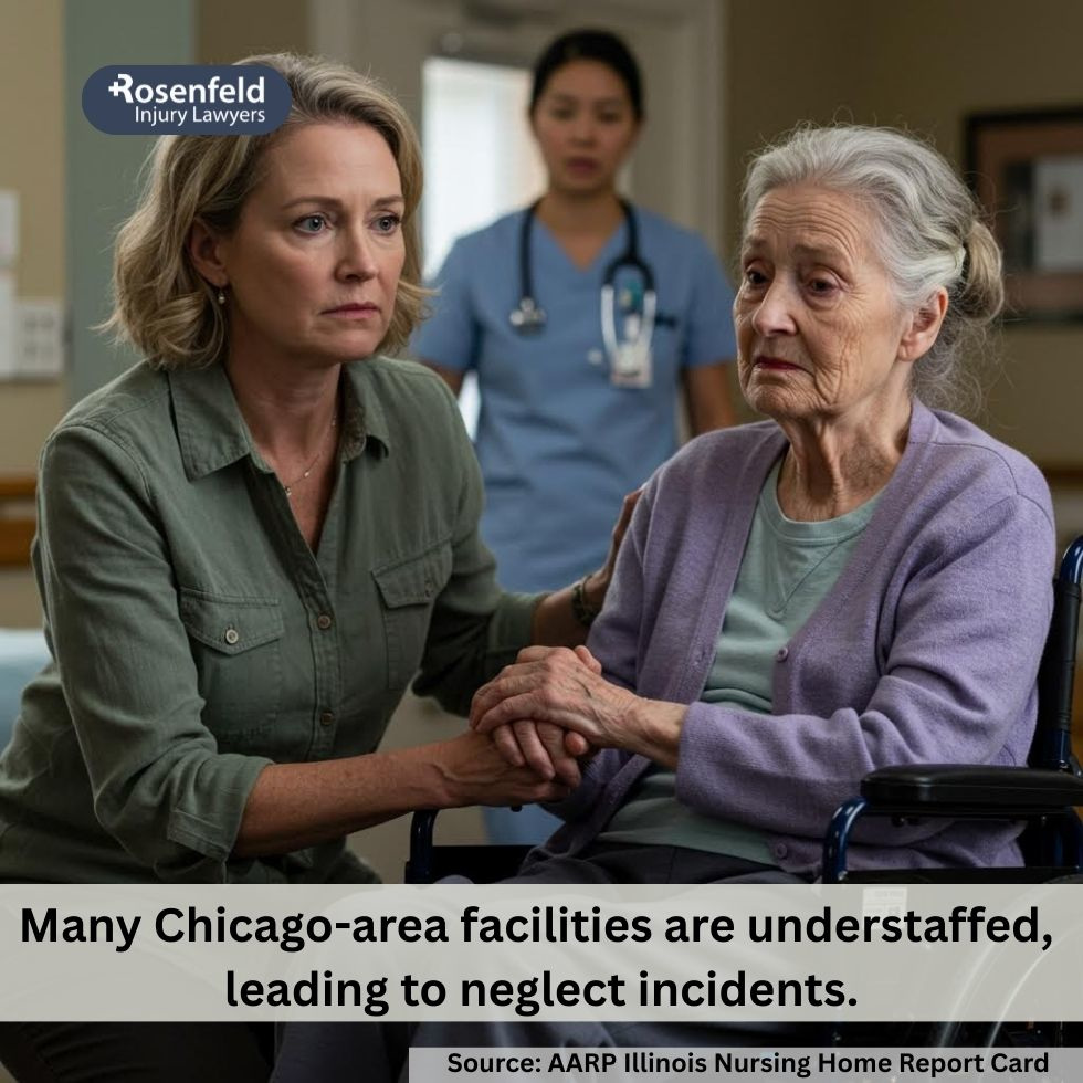Irving Park nursing home abuse lawyer consulting with family about elder neglect case
