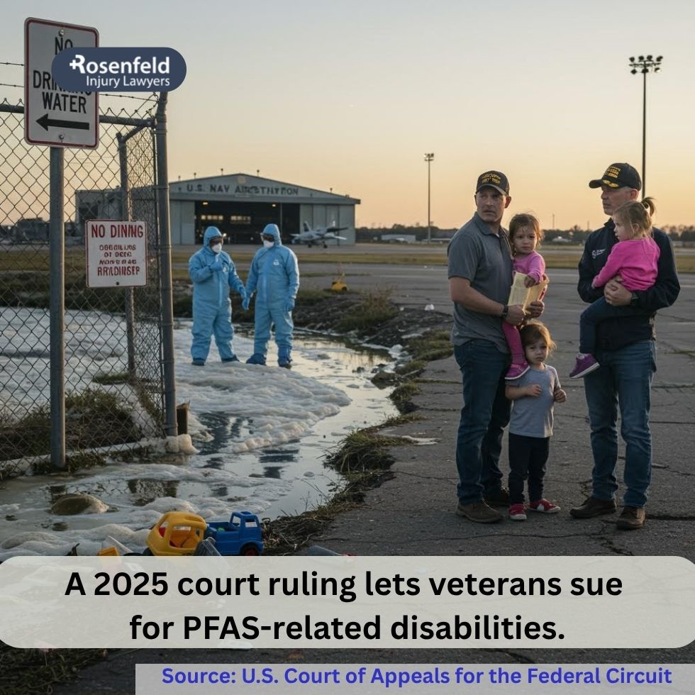 PFAS used on military bases has been linked to long-term health risks