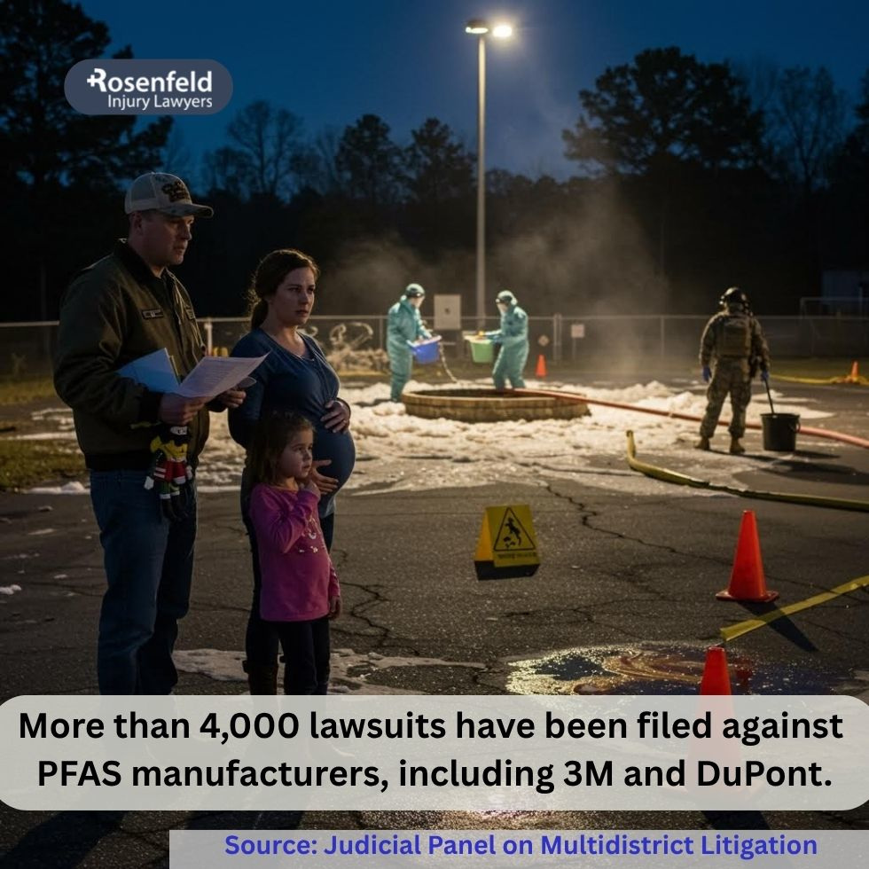 Lawsuits filed after PFAS exposure at a Naval Air Station