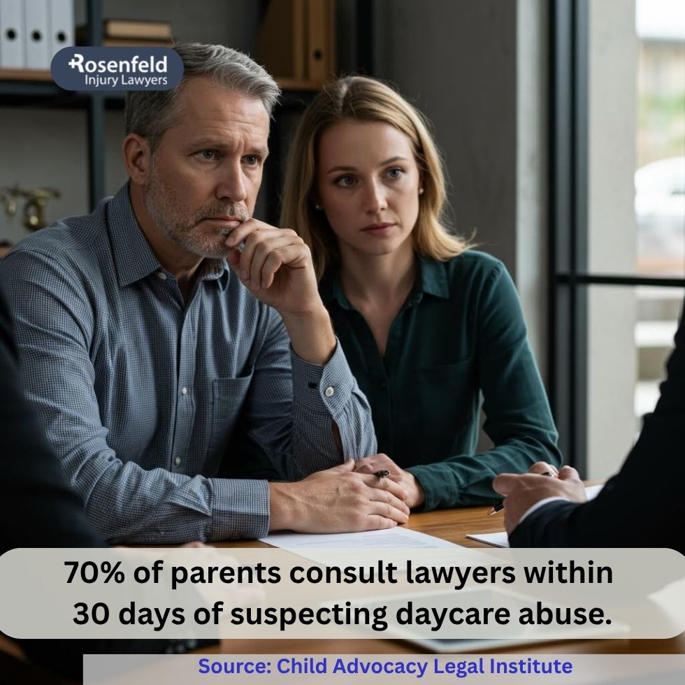 Concerned parents looking for legal help after suspected abuse at daycare.