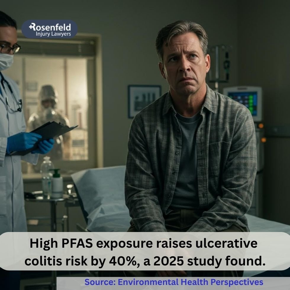 PFAS exposure has been linked to an increased risk of ulcerative colitis