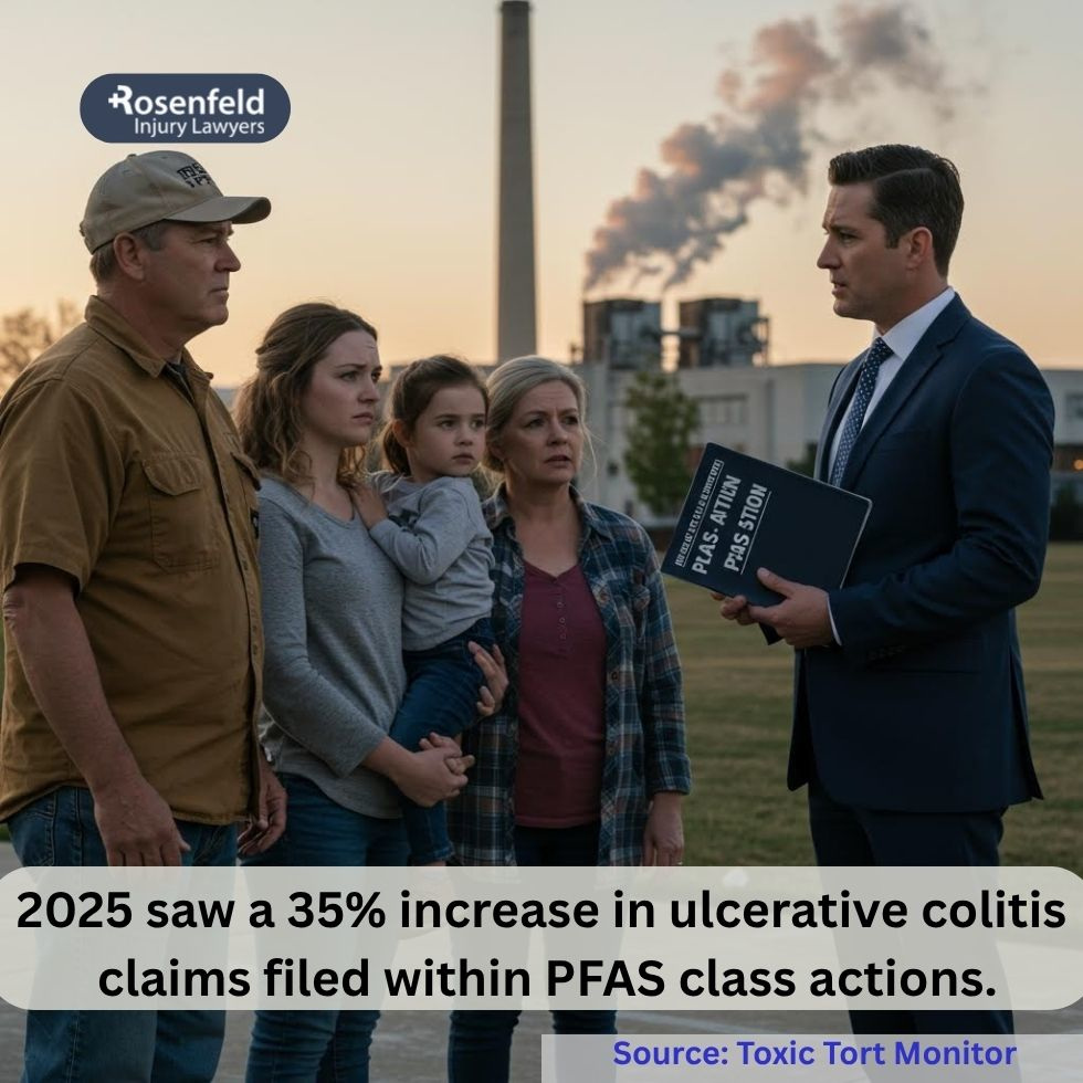 A class action lawsuit over PFAS may include ulcerative colitis claims