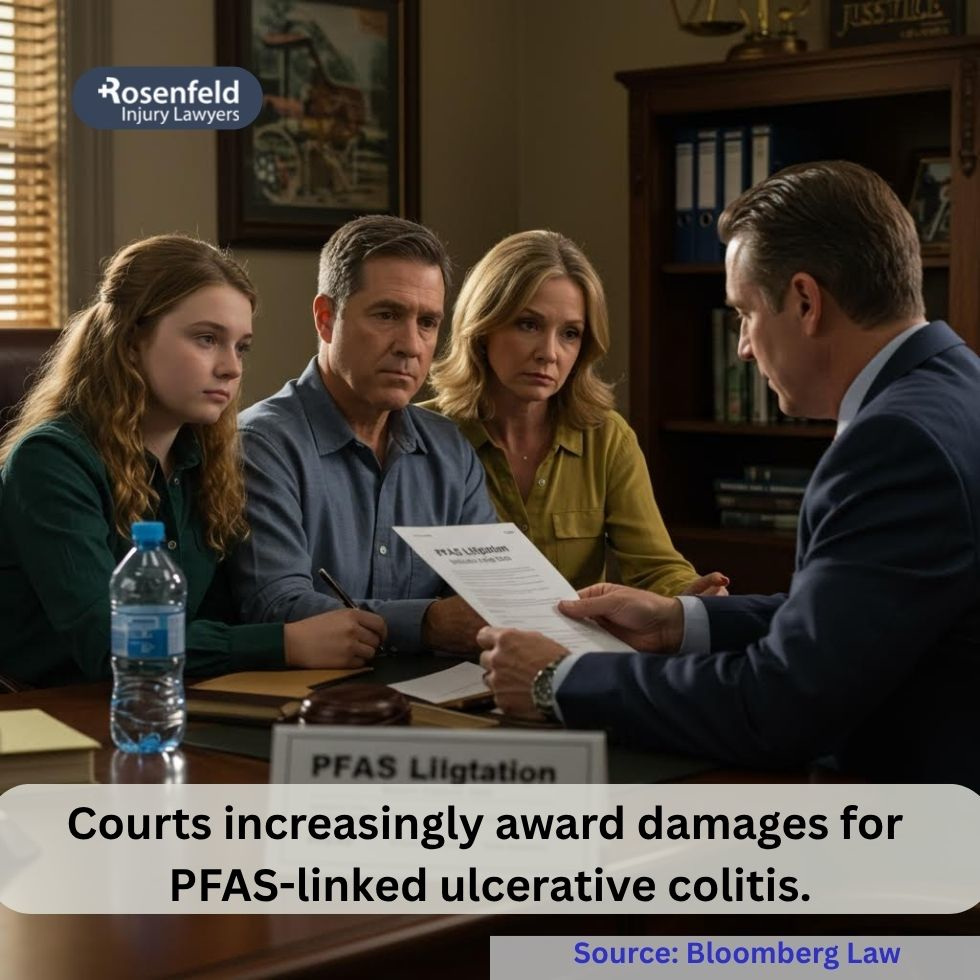 Ongoing PFAS litigation supports legal action for ulcerative colitis victims