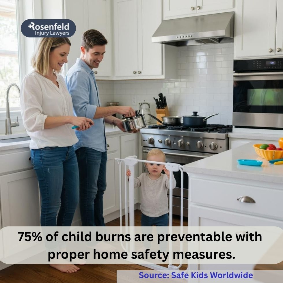 Many burns in children are preventable with proper safety measures at home