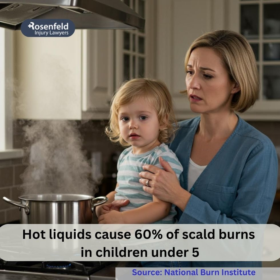 Scalds in children often result from hot liquids or steam exposure