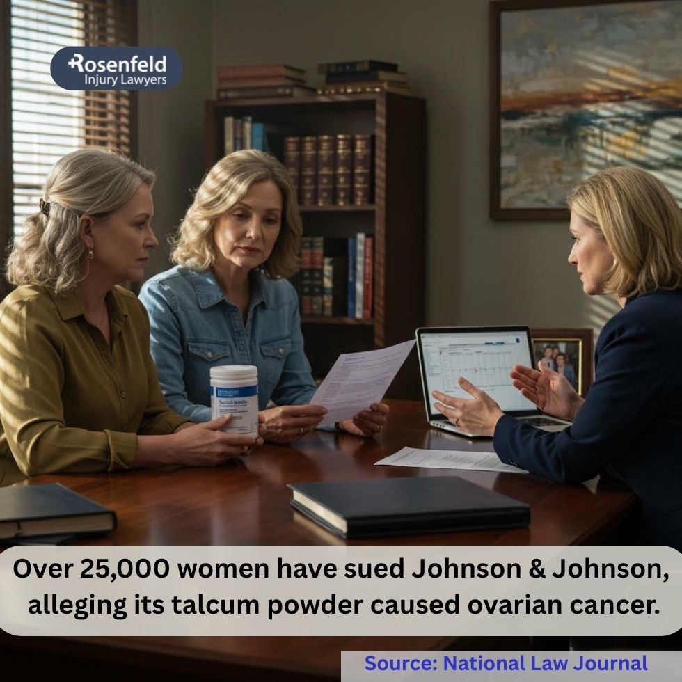 Women have filed lawsuits over cancer caused by talcum based powder