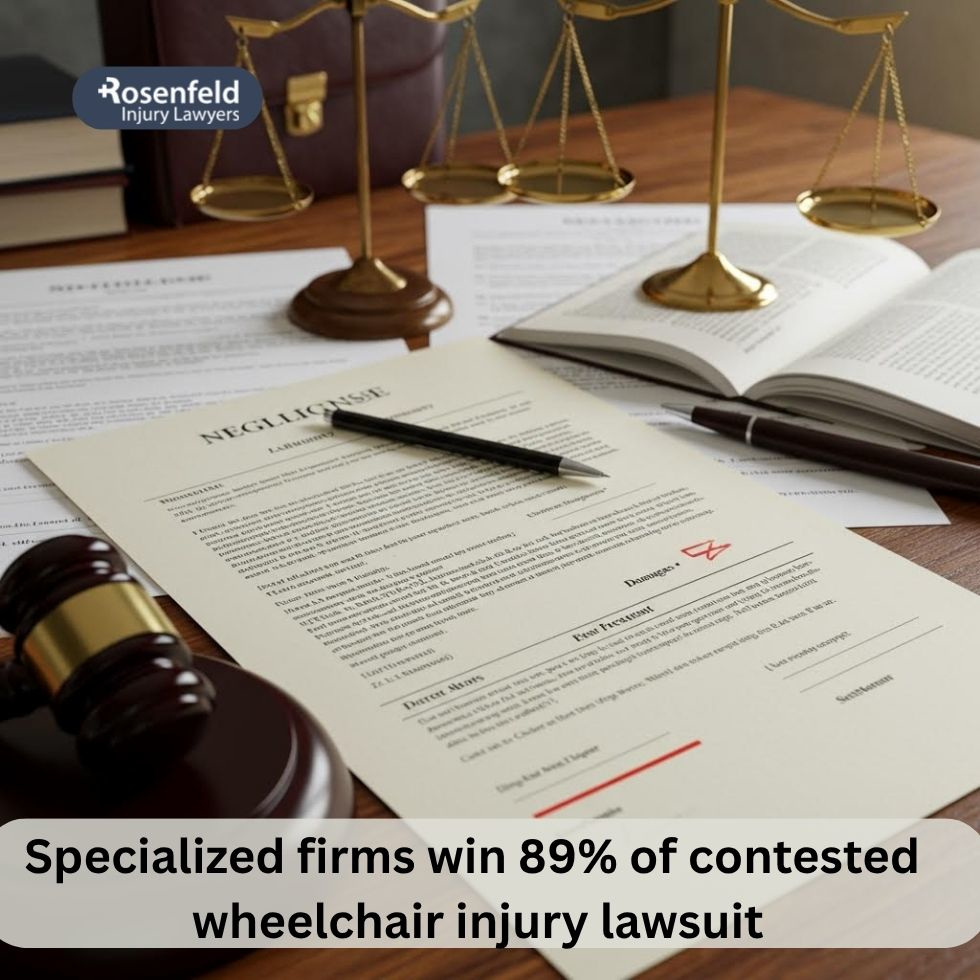 Legal documents related to an injury caused by negligent wheelchair transport
